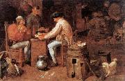 BROUWER, Adriaen The Card Players fd oil painting artist